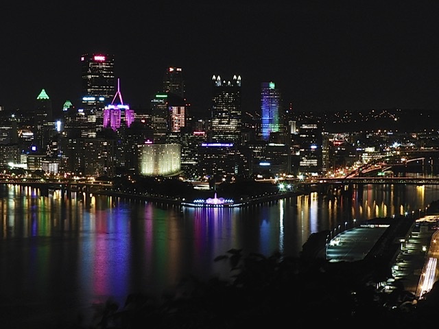 Pgh Night Skyline