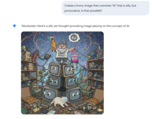 Gemini "funny" AI attempt 1